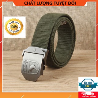 Dây lưng nam, thắt lưng nam đẹp vải dù lính mỹ, Khóa luồn dây, chất liệu hợp kim cao cấp