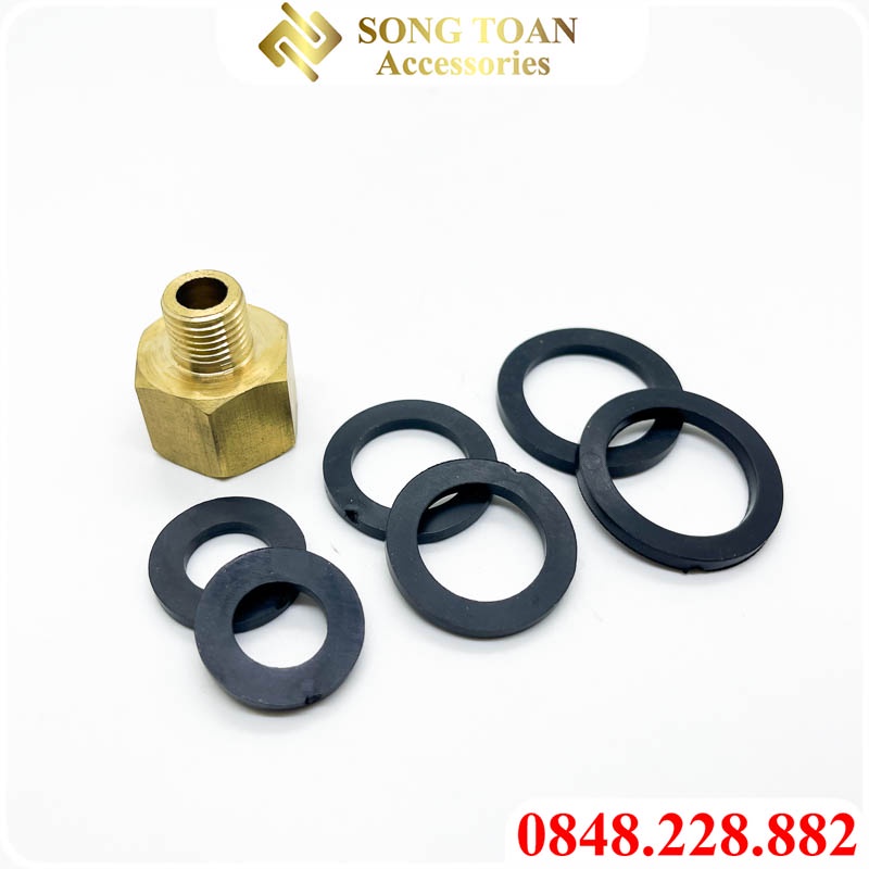 Gioăng Cao Su, Ron Cao Su  ren trong ren ngoài tròn dẹt vòng đệm cao su giúp chống rò rỉ hơi nước