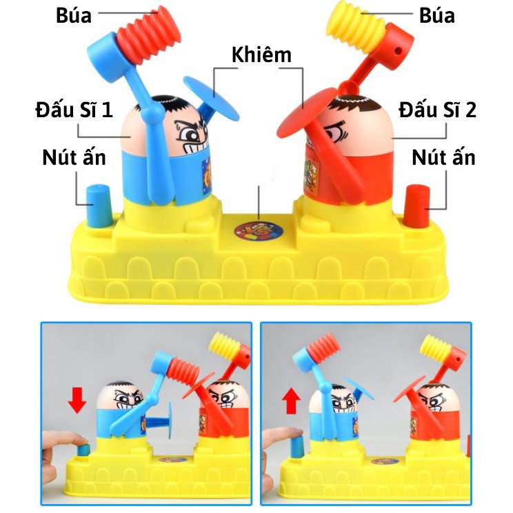 Đồ chơi giải trí trong phòng giải stress đối kháng võ sĩ song đấu - Đồ chơi tập thể Boba Store