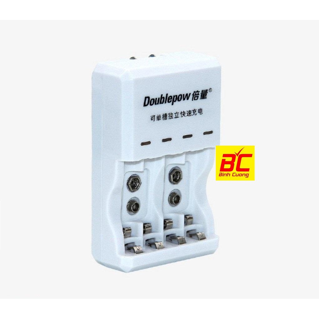 Sạc Pin đa năng Doublepow DP-D03 tặng   2Pin 9V Doublepow 280mAh