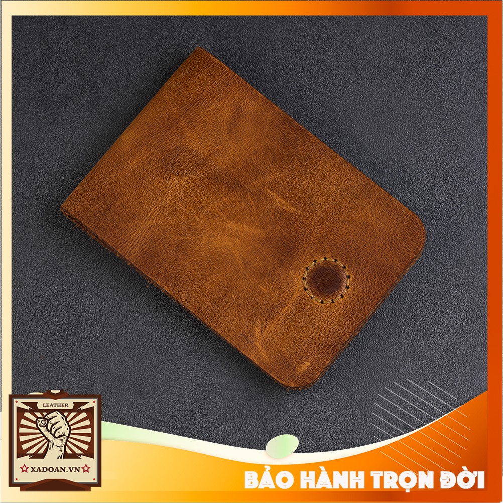 Ví sen da bò thật 100% thiết kế tinh tế theo phong cách tối giản