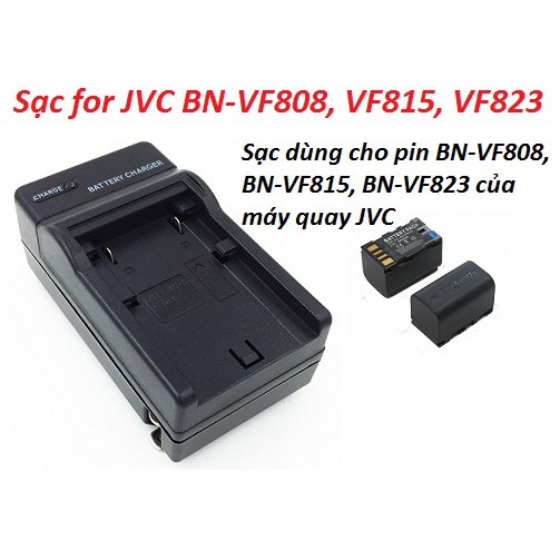 Sạc V808 for Pin JVC BN-VF808, VF815, VF823