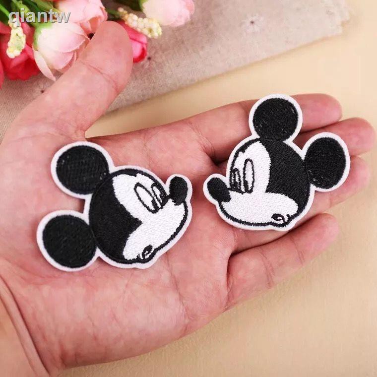 Miếng Dán Ủi Quần Áo Hình Chuột Mickey Hoạt Hình Đáng Yêu