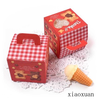 Hộp đựng quà hình vuông họa tiết hoạt hình đáng yêu 7 7cm hộp đựng quà