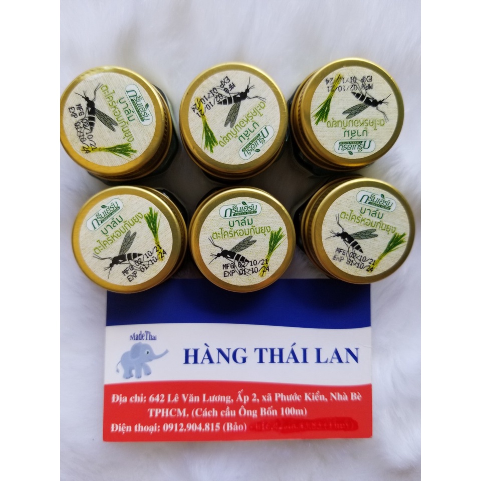 Dầu cù là muỗi côn trùng cắn  Thái Lan Green Herb