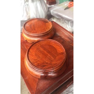 Chân đế để bát nhang gỗ hương .ĐK 14cm -Shop đồ gỗ Nhân Ái