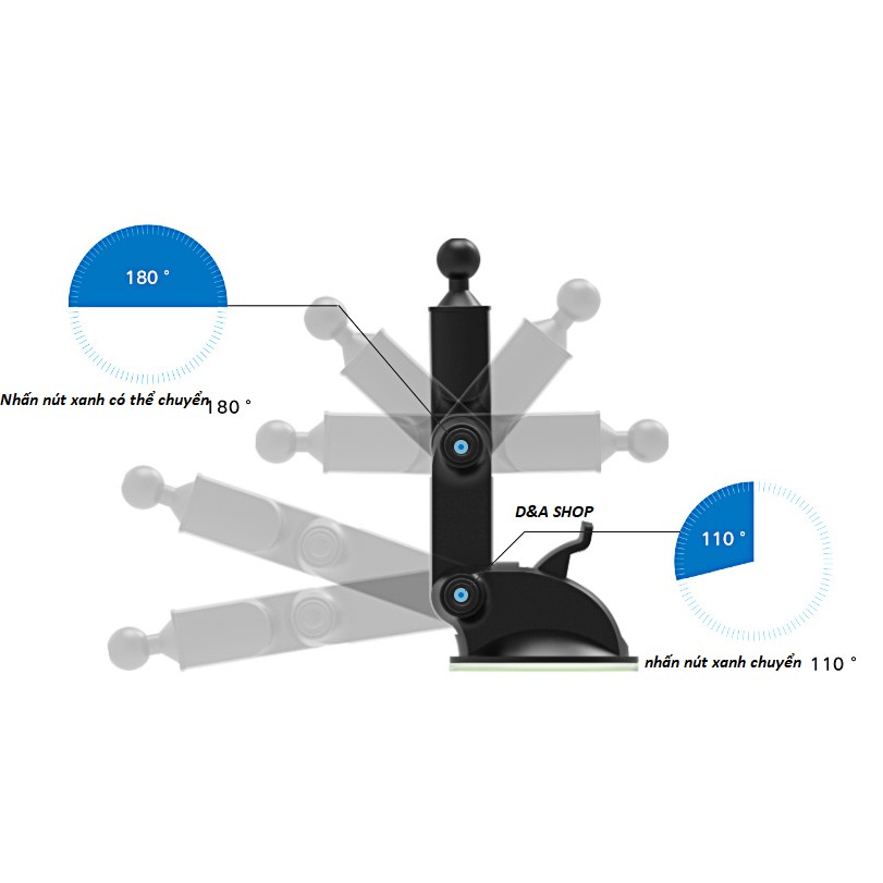 Giá đỡ kẹp điện thoại cao cấp trên ô tô | BigBuy360 - bigbuy360.vn