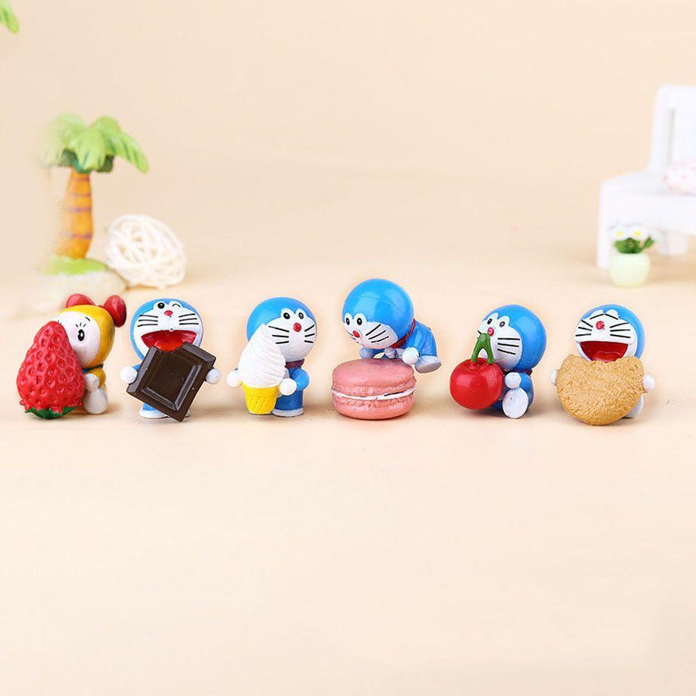 Set 6 Mô Hình Nhân Vật Hoạt Hình Doraemon|Mô Hình Nhân Vật Doraemon Trang Trí