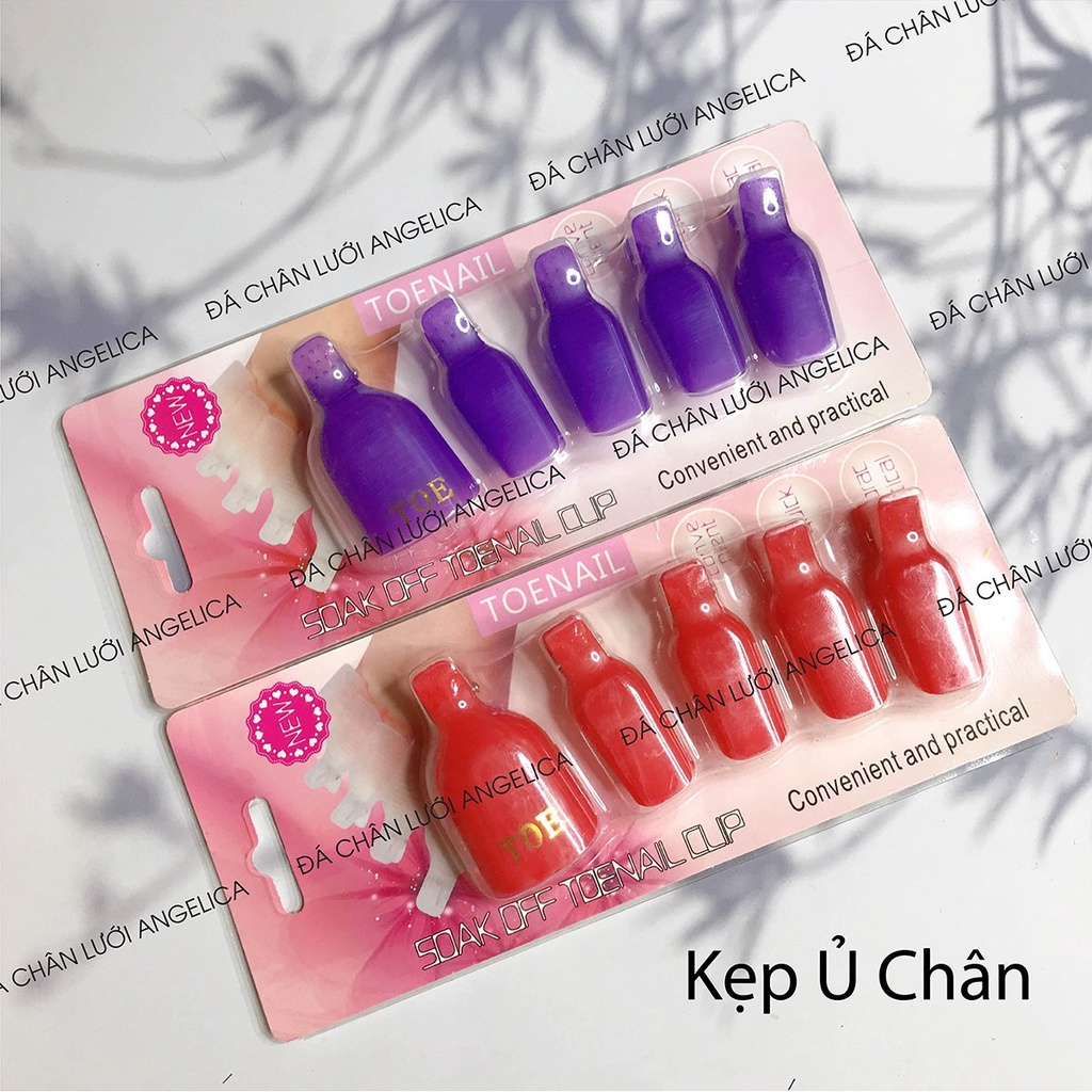 Set 5 Kẹp Ủ Móng Chân Phá Sơn Gel ANGELICA KUC