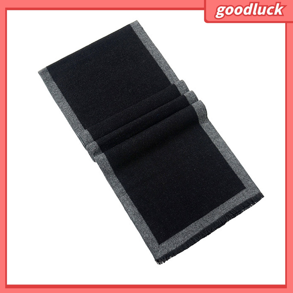 Khăn Choàng Cổ Mềm Mại Giữ Ấm Mùa Đông Thời Trang Cổ Điển Cho Nam