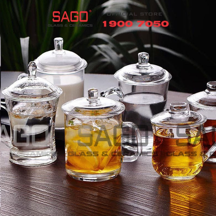 Ly Thủy Tinh Có Quai Deli Mug Tea Glass | Tùy Chọn Dung Tích và kiểu Dáng