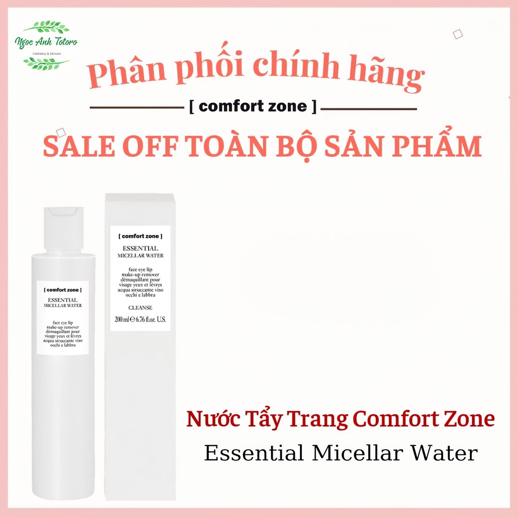 Nước Tẩy Trang Comfort Zone Essential Micellar Water 200ml