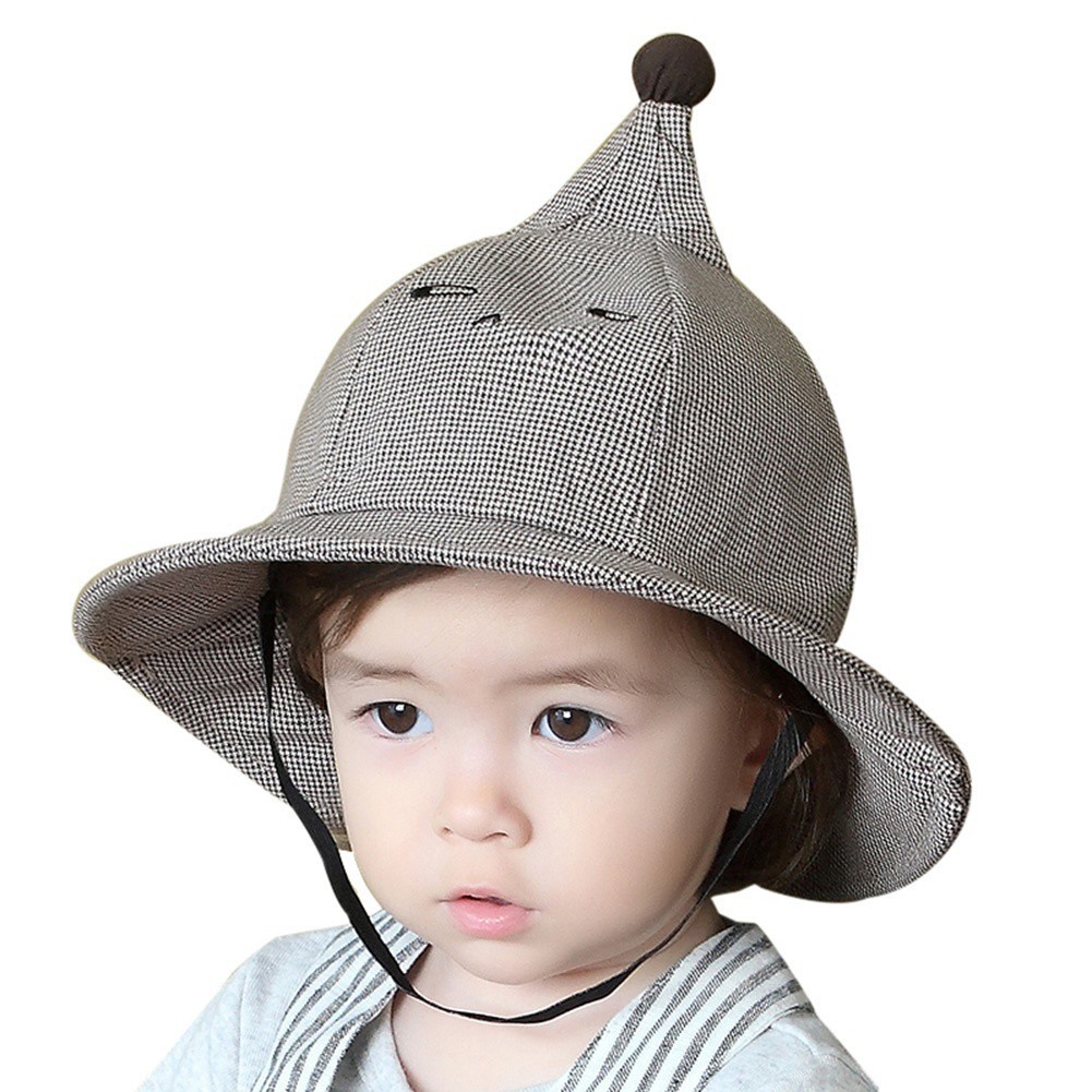 Mũ tai bèo phối dây đeo phong cách ngư dân năng động cho bé