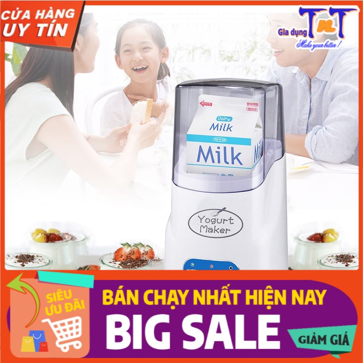 [Bảo Hành 12 Tháng] Máy Làm Sữa Chua Nhập từ Nhật Bản Chính hãng Yogurt Maker, 3 Nút Tự Động Công Nghệ Mới