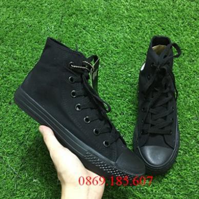 Giày Thể Thao CV Đen Full Cổ Cao nam nữ Có Sẵn ⚡ CHẤT sịn : 2021 ' ¹ $ * ཾ ! ' :