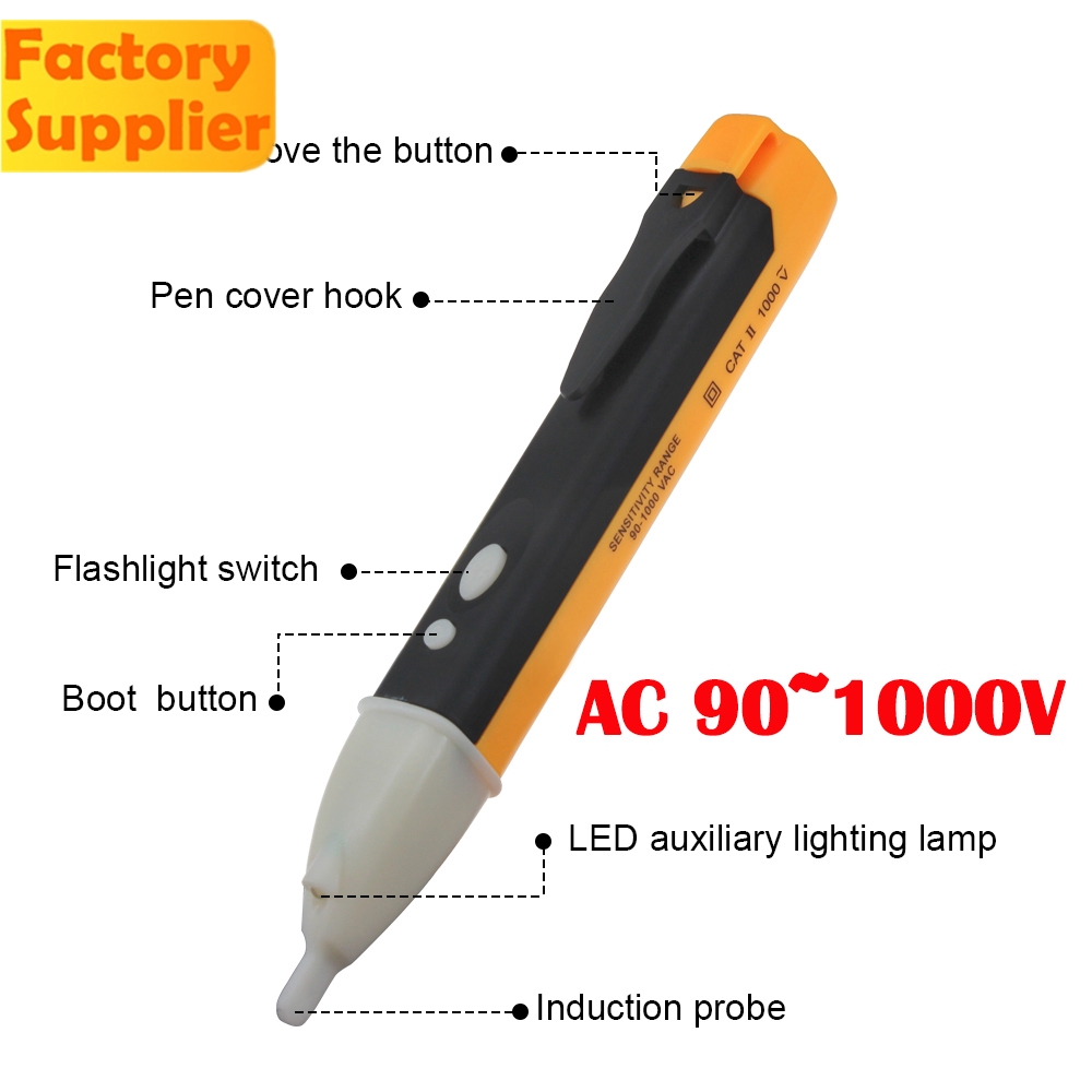 Bút thử điện mới pcbfun Ac 90~1000V