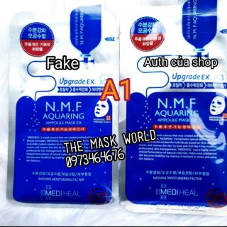 (CHUẨN AUTH CÓ SO SÁNH)[Mediheal Special 5+1(HỘP)] Mặt nạ Mediheal N.M.F AQUARING