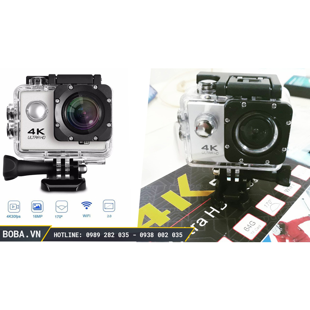 Camera hành trình chống nước chống rung 4K SPORT Ultra HD DV, kết nối wifi - CAMERA HÀNH TRÌNH XE MÁY WIFI | BigBuy360 - bigbuy360.vn