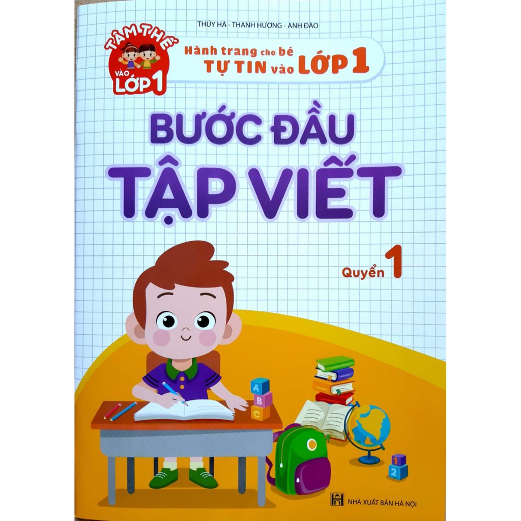 Sách - Bước đầu tập viết (Combo 2 cuốn) - Hành trang cho bé tự tin vào lớp 1