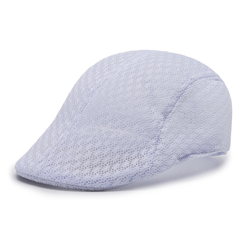 Mũ Beret Phối Lưới Thoáng Khí Thời Trang Xuân Hè Cho Nam