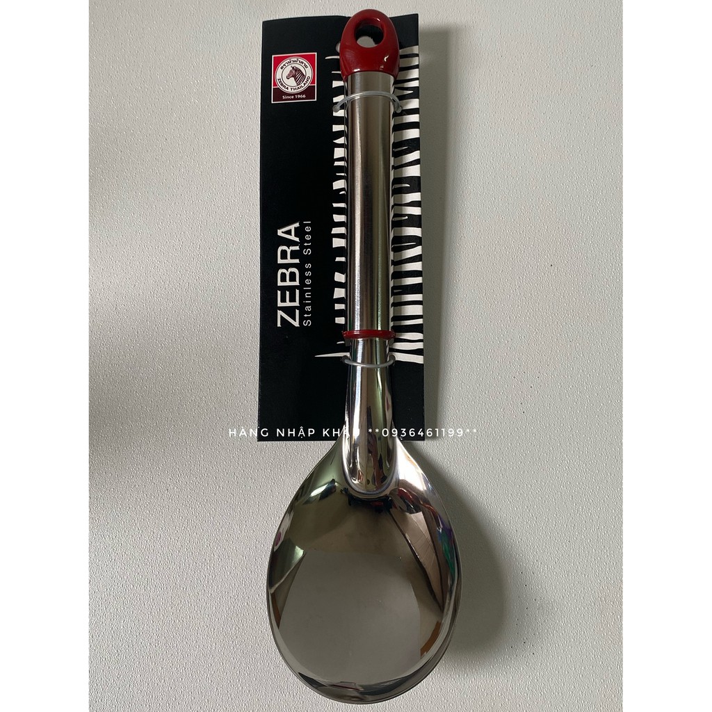 <Hàng Công Ty>Thìa,Muôi Zebra cán inox 304--102112--Thái Lan