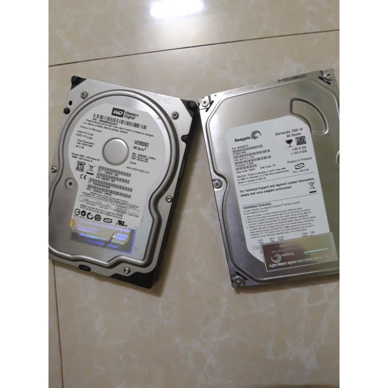 Ổ cứng pc HDD 80GB các loại giá tốt chạy khỏe.