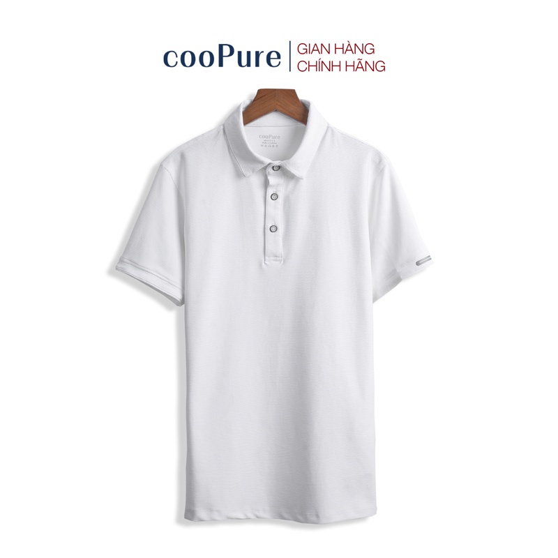 Áo thun polo nam cooPure dòng active, chất vải rayon mềm mát, thiết kế vạch quang tinh tế NO.2563 (3 màu) | BigBuy360 - bigbuy360.vn