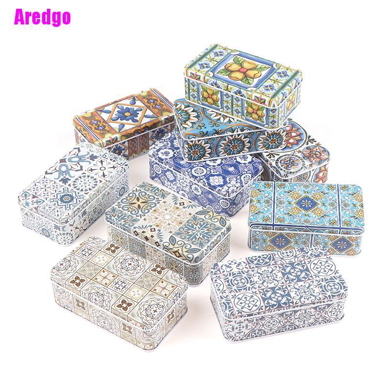 Hộp Thiếc Chữ Nhật Đựng Trang Sức 11.5x6.5x4cm