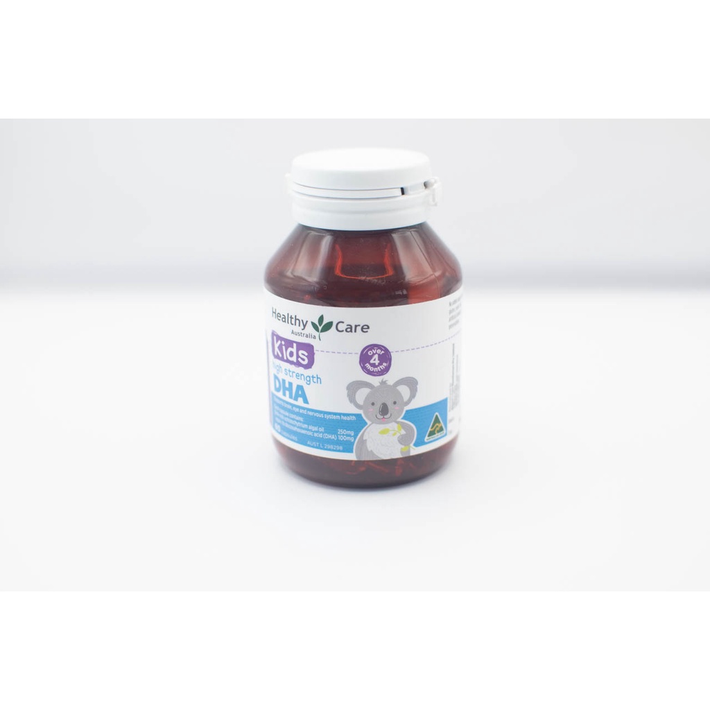 Viên Bổ Sung DHA Healthy Care Cho Trẻ Từ 4 Tháng Tuổi Của Úc, 60 viên