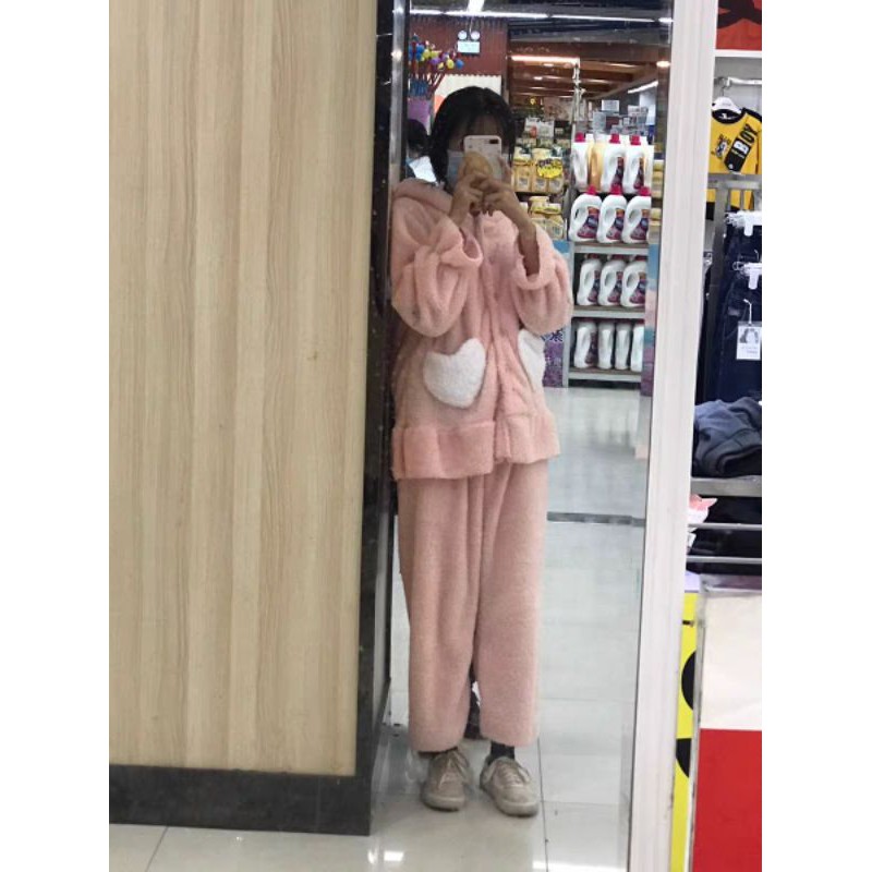 ORDER_ Bộ Bông Thỏ Hồng Dễ Thương Ulzzang_N74 | BigBuy360 - bigbuy360.vn