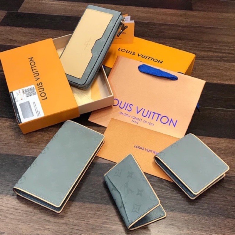 Ví nam lv cầm tay chất da pu cao cấp, ví da nam hàng 1:1