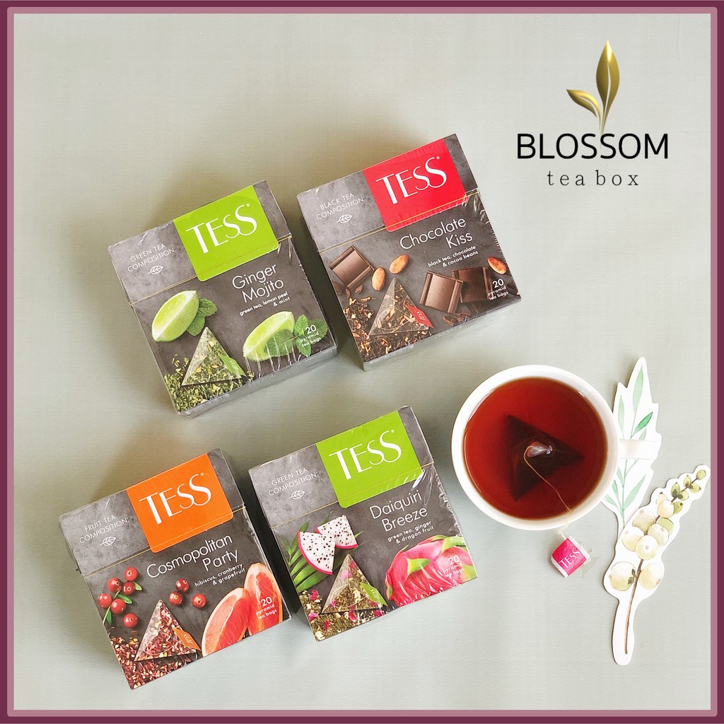[Mix 20 gói] Trà hoa quả Tess - ginger mojito, summer time, bluebery tart, banana split. chocolate kiss | BigBuy360 - bigbuy360.vn