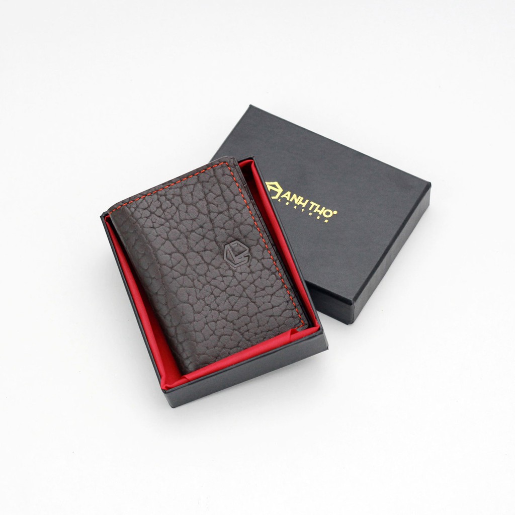 Ví card da bò Handmade Anh Tho Leather WEN-03