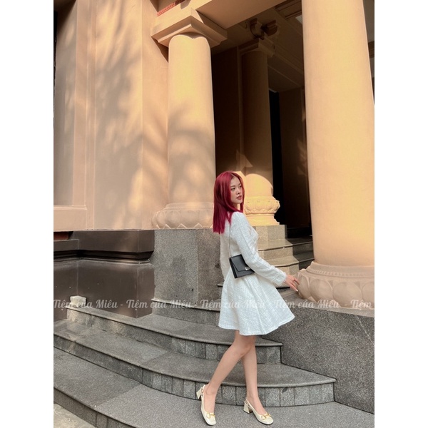 [Signora Dress] Váy dạ hoạ tiết Lala Crush