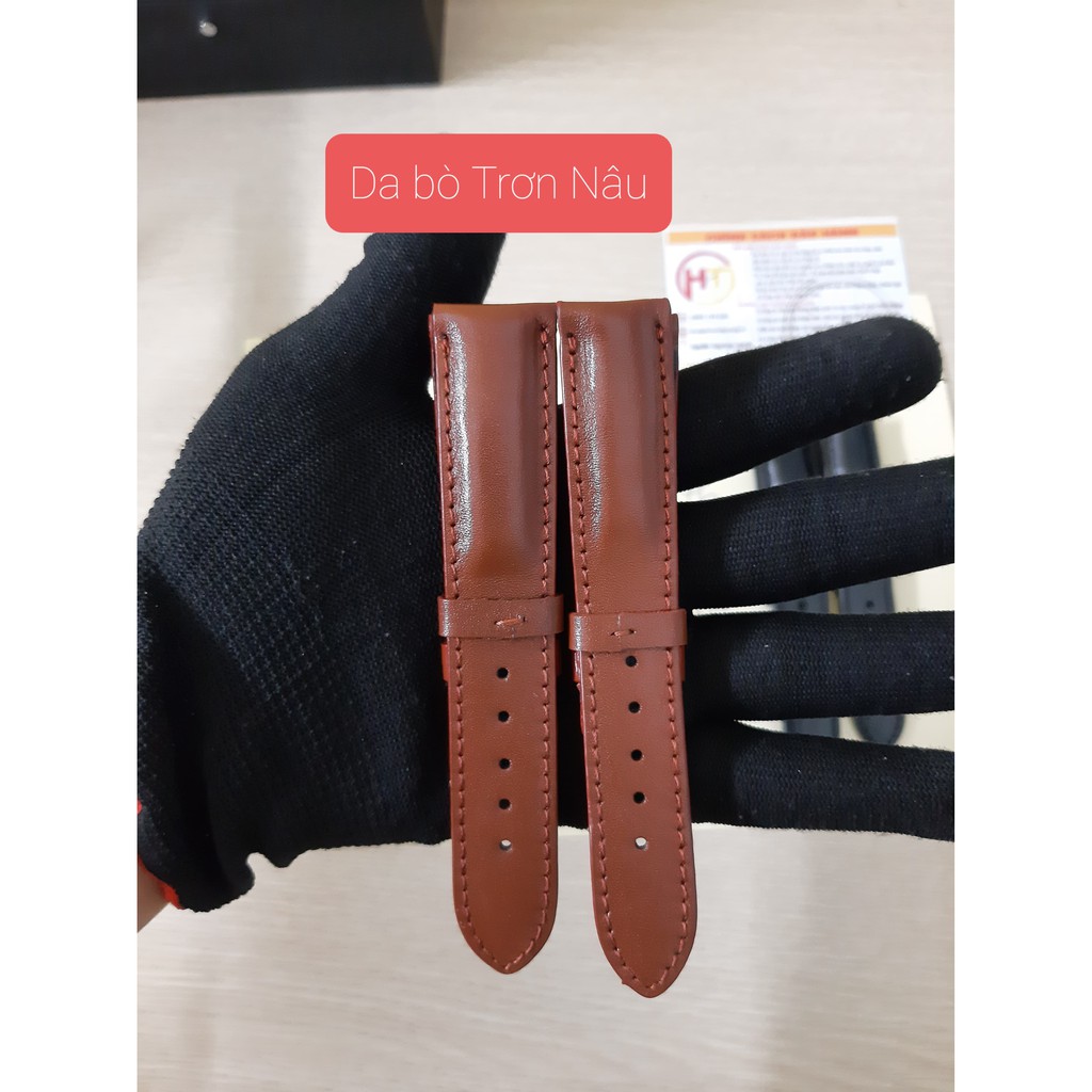 Dây Da Đồng Hồ Da Bò Thật 100% Đặt Xưởng Làm