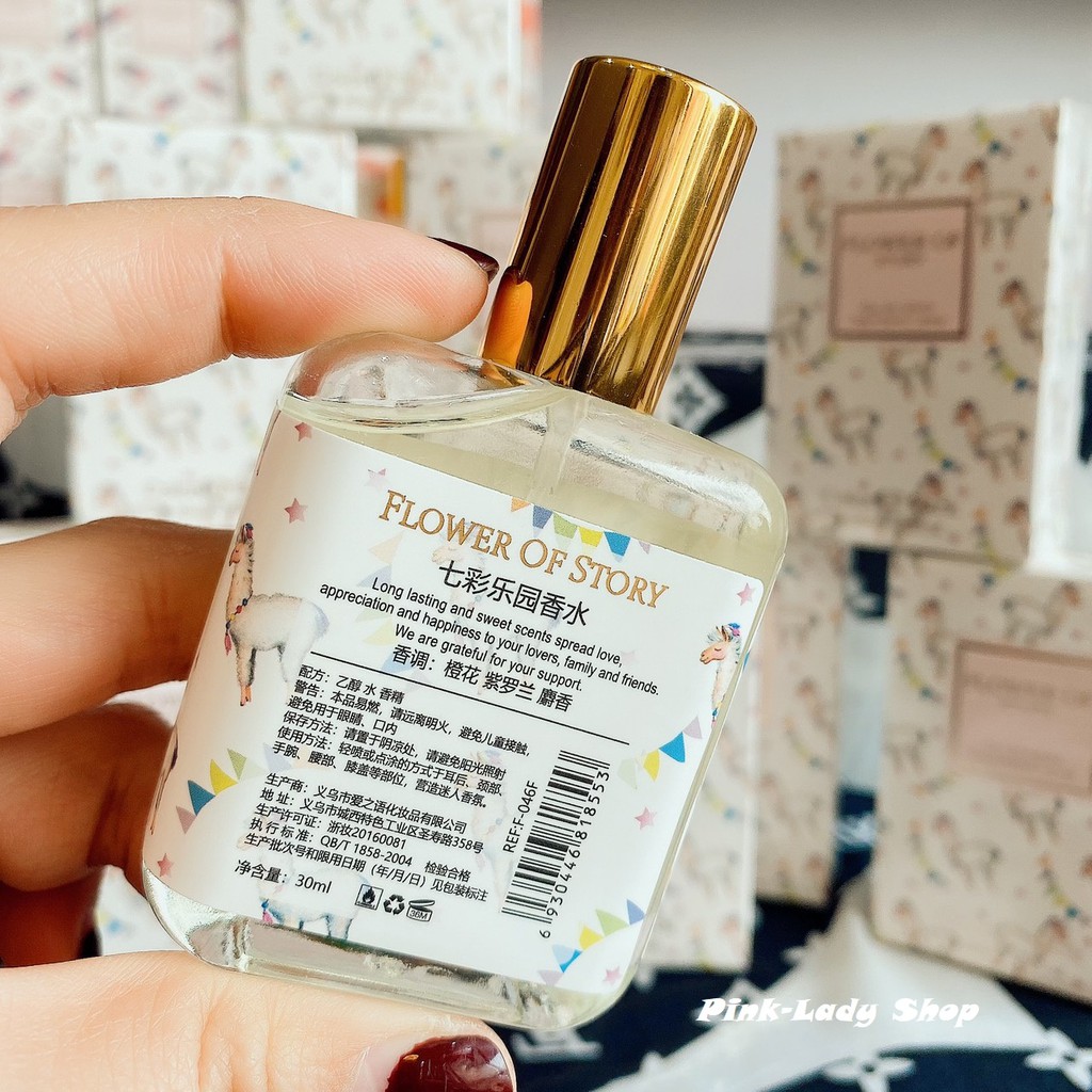 Nước hoa xịt thơm toàn thân mùi colorful park 30ml/chai hương cam cá tính