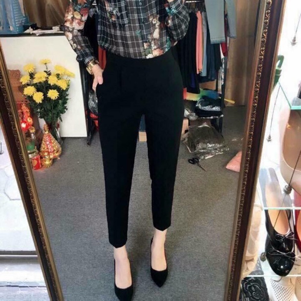 Quần Baggy Nữ Công Sở - Quần Tây Nữ Cạp Chun Sau Dáng Đẹp 2020 ROSA | BigBuy360 - bigbuy360.vn