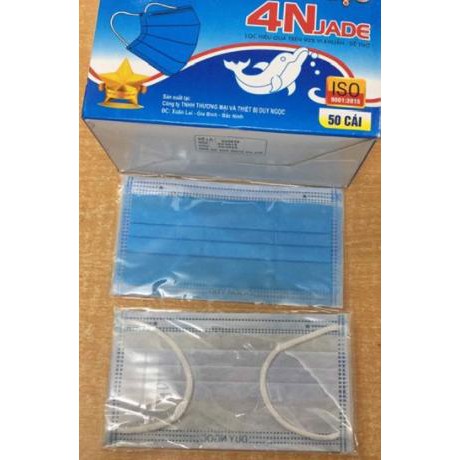 Hộp 50c Khẩu trang y tế kháng khuẩn 4 lớp