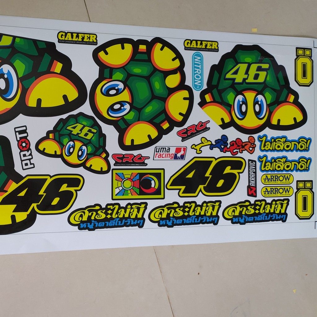 Tem Rời Mio 110 - Tem 3 Lớp Chất Lượng - Tặng Logo - Ver 1