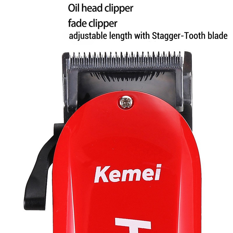 Tông đơ cắt tóc Kemei thiết kế nhỏ gọn tiện dụng