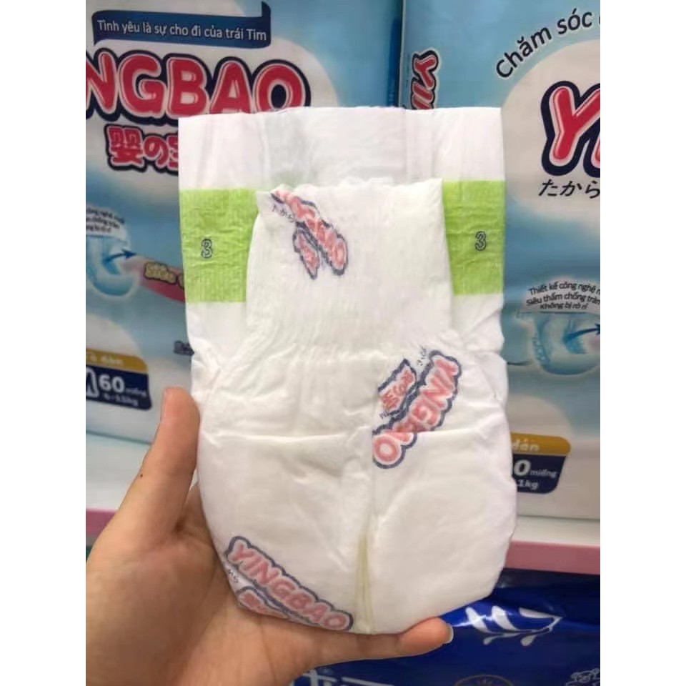 Combo 5 Miếng dùng thử bỉm YingBao dán/quần S1/M1/L1/XL1