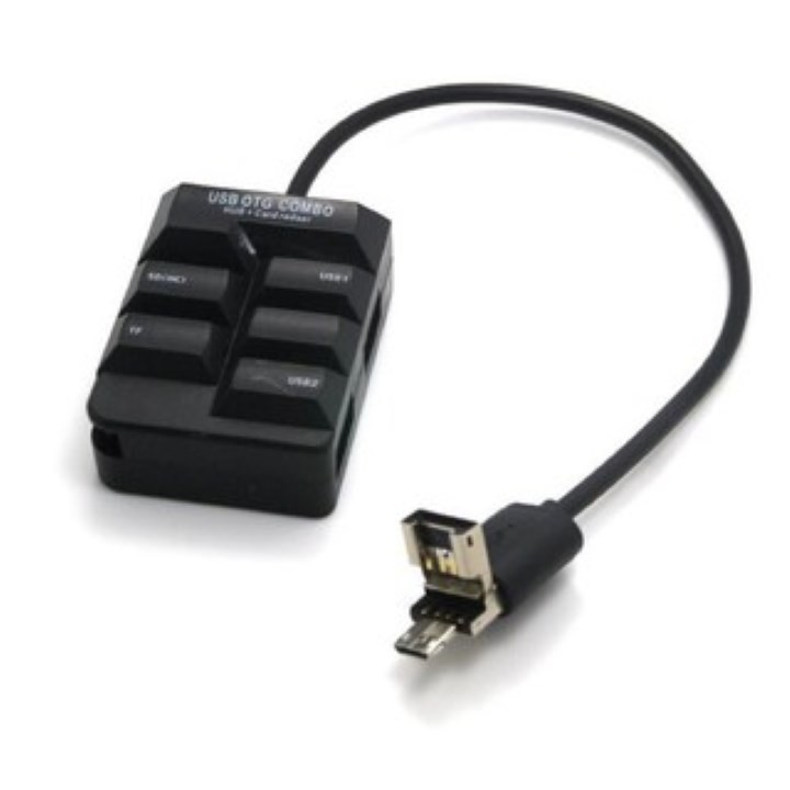 Bộ Chia Cổng Usb - Đầu Đọc Thẻ Đa Năng Cho Máy Tính Và Điện Thoại - Hub Usb Otg