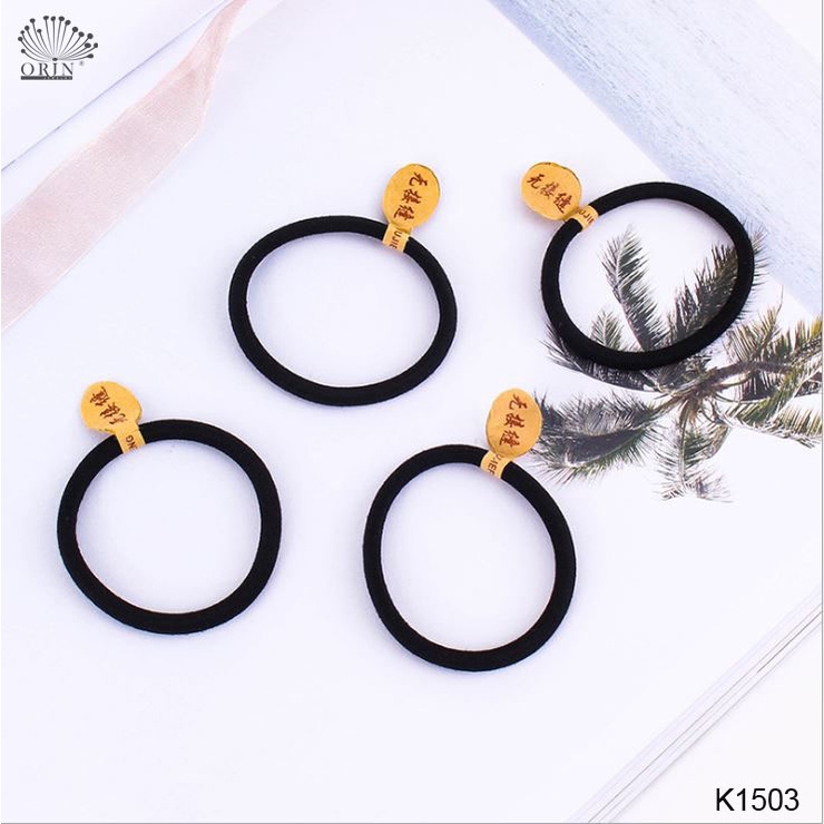 Dây Buộc Tóc Bằng Len Dày 0.6cm Co Giãn tốt Phong Cách Hàn Quốc K1503