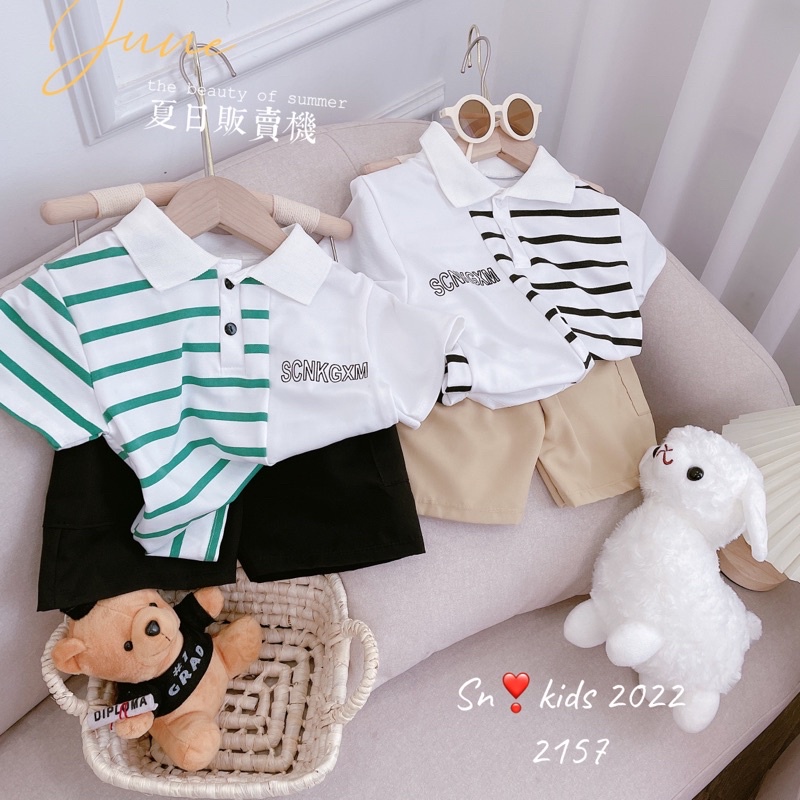 Bộ sọc ngang SCN cho bé trai 10-33kg