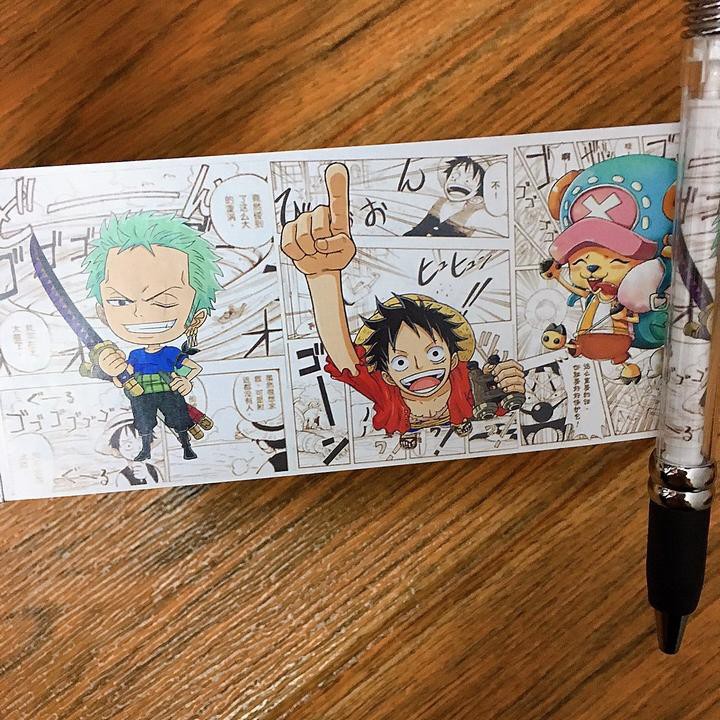 Bút kéo One Piece Đảo hải tặc dụng cụ học tập in hình anime chibi