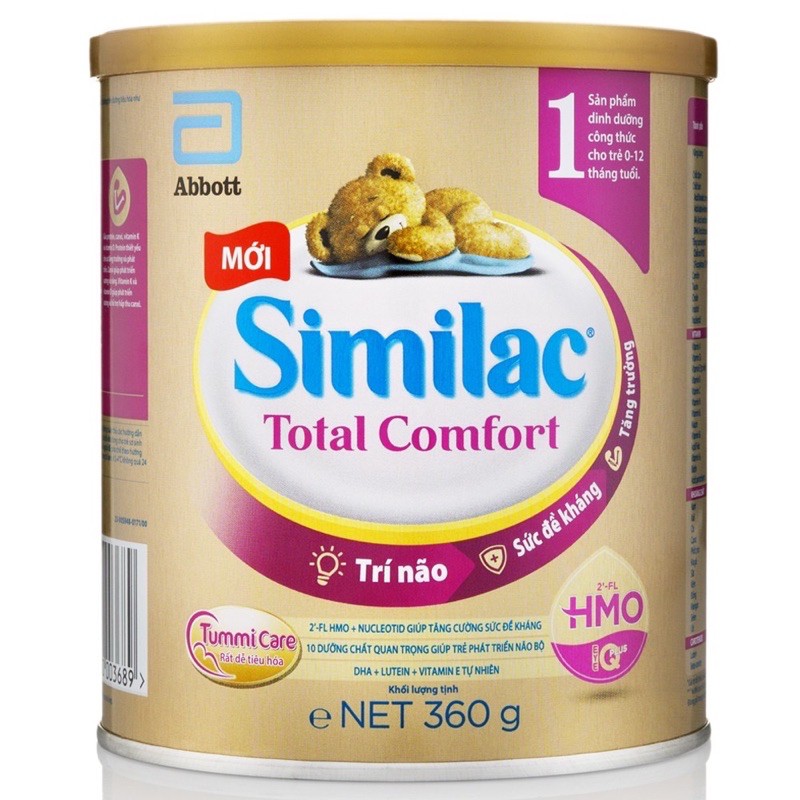 [Tem Chống Hàng Giả] Sữa bột Similac Total Comfort 1 360G (HMO)