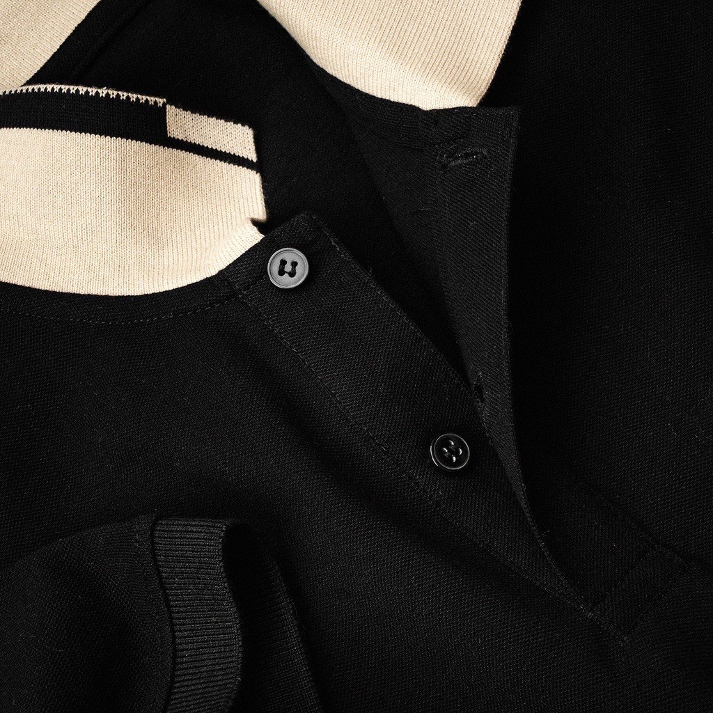 Áo Polo Nam Gấu cổ bẻ thun basic cộc tay vải cá sấu cotton