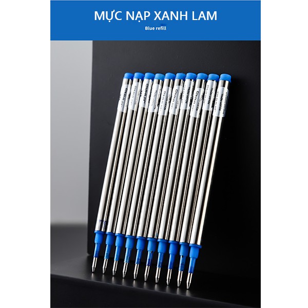 Ruột Bút RollerBall Refill Thương Hiệu JinHao Vỏ Hợp Kim - Dùng Được Cho Bút Ký Montblanc - Mực Xanh