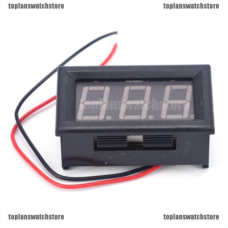 Vôn Kế Điện Tử Mini DC 0-30V Màu Đỏ
