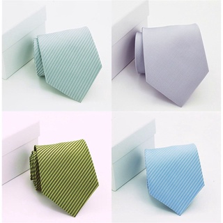 Cà vạt màu trơn thời trang cho nam 8cm